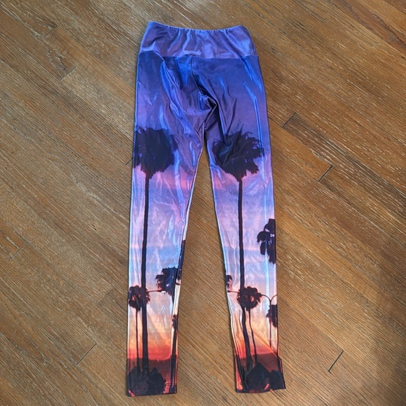 Goldsheep Sunset Print Leggings size s - Picture 2 of 2
